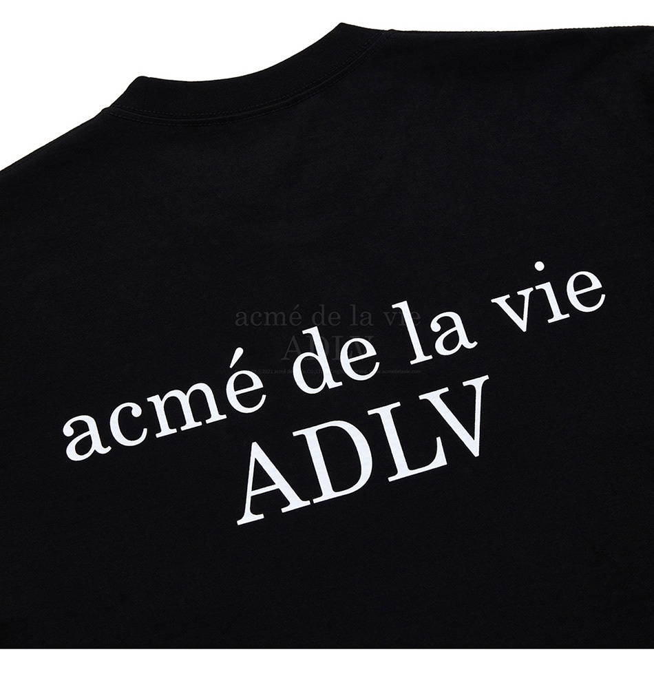 商品Acme de la vie|【享贝家】acme de la vie 吃甜甜圈男孩短袖T恤 男女同款 黑色 ADLV21SS-SSBKBF-CPB,价格¥239,第5张图片详细描述