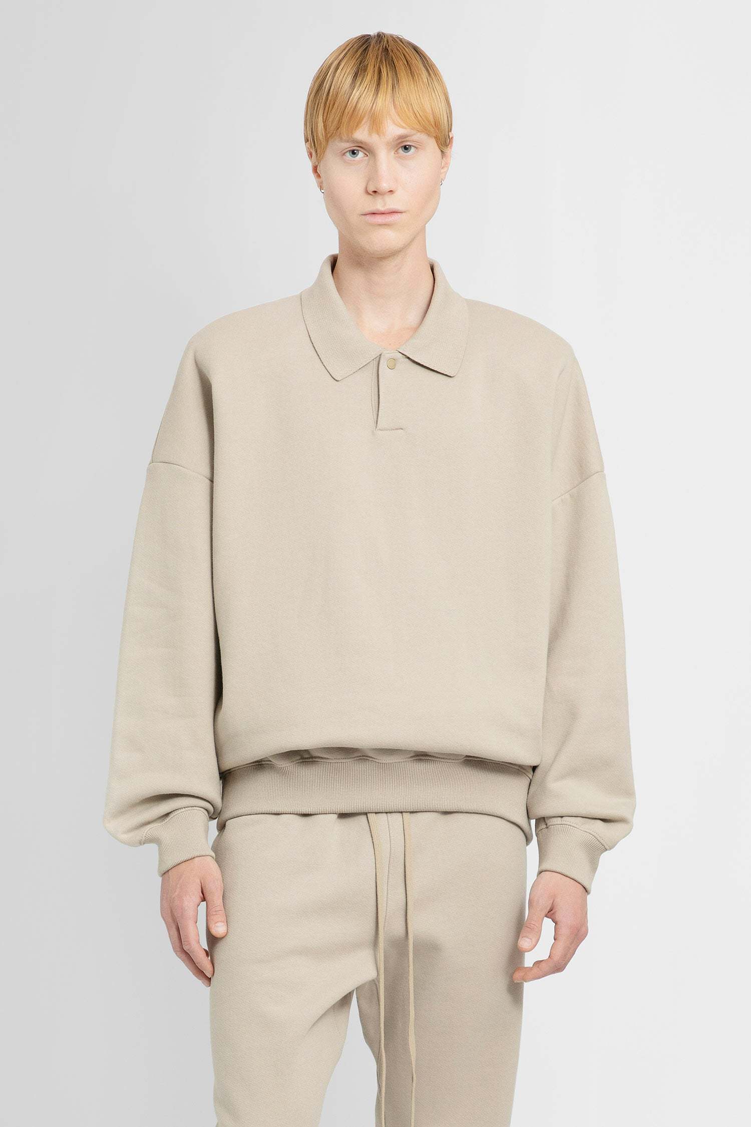 商品Fear of god|FEAR OF GOD 浅棕色男士卫衣/帽衫 FGE50024FLC-252,价格¥2448,第1张图片详细描述