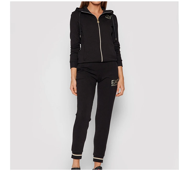 商品Emporio Armani|EMPORIO ARMANI 黑色女士卫衣/帽衫 6KTM06-TJCQZ-1200,价格¥689,第9张图片详细描述