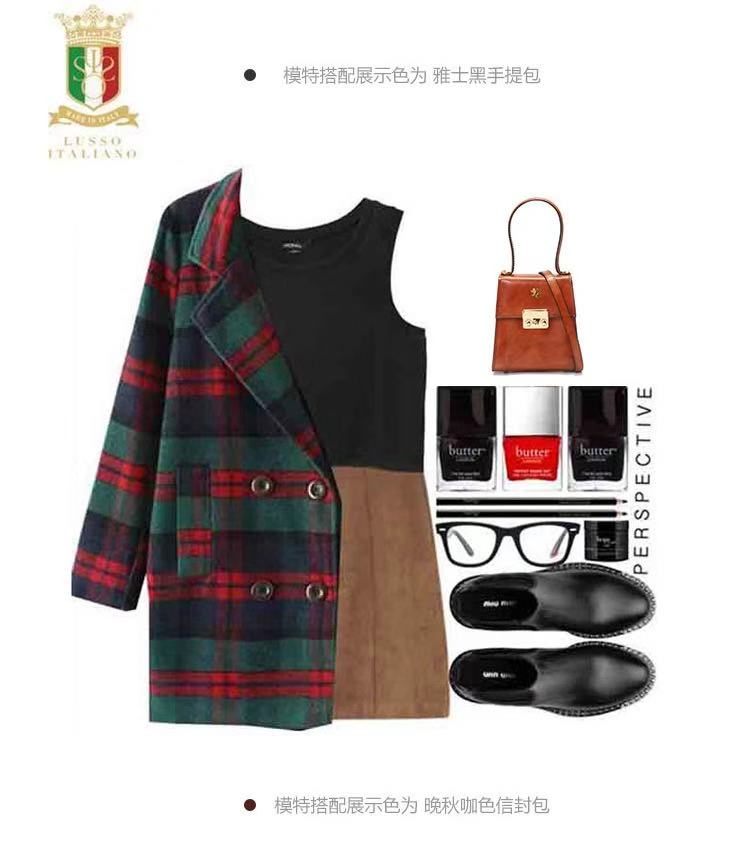 商品Pratesi|【国内直发】意大利Pratesi 珠宝级手工皮具2023爆款牛皮Yvonne时尚肩背女式,价格¥3174,第13张图片详细描述
