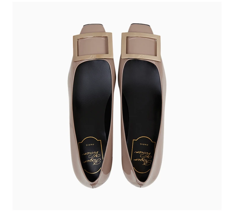 商品Roger Vivier|ROGER VIVIER 浅褐色女士中跟鞋 RVW44815280-D1P-C415,价格¥4755,第6张图片详细描述