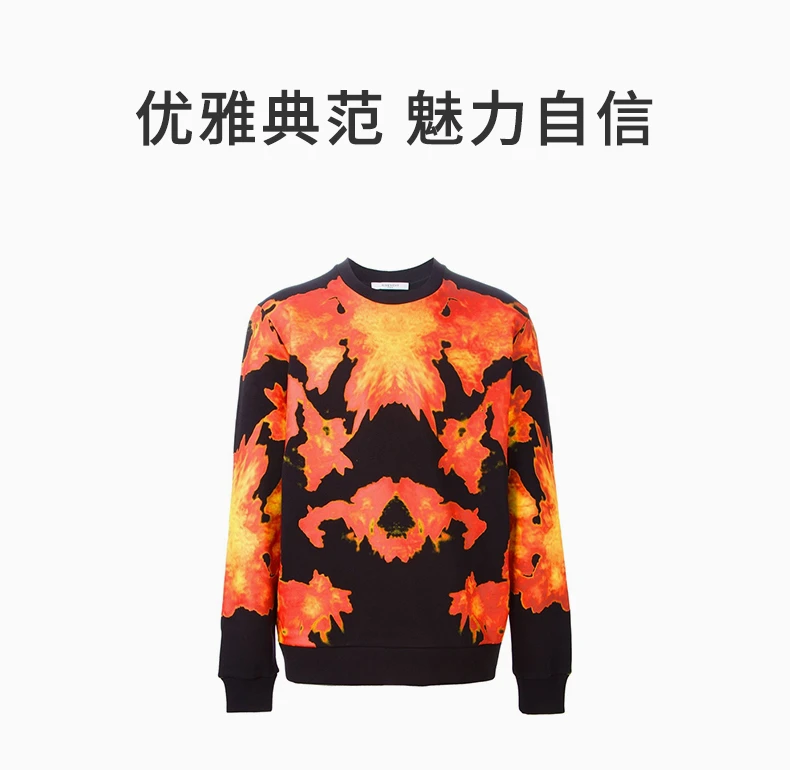 商品Givenchy|GIVENCHY 黑色男士卫衣/帽衫 15F7309653-800,价格¥3056,第1张图片详细描述