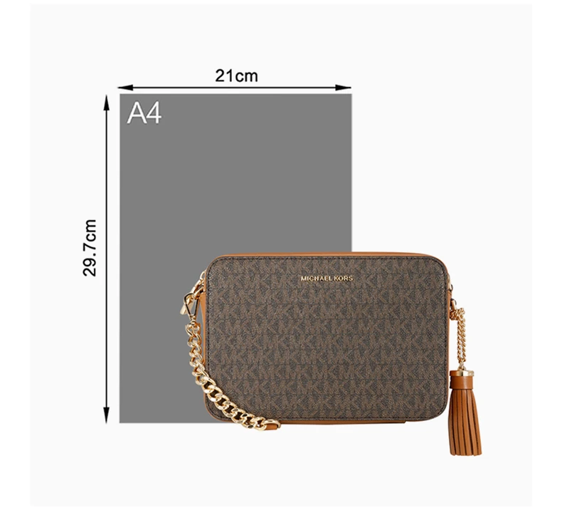 商品[国内直发] Michael Kors|Michael Kors 迈克高仕 女士棕色单肩斜跨包 32F8GF5M2B-BROWN,价格¥1320,第8张图片详细描述