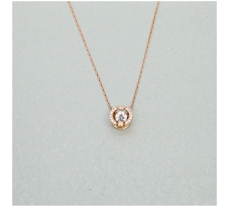 商品Swarovski|SWAROVSKI 玫瑰金色女士项链 5272364,价格¥552,第4张图片详细描述