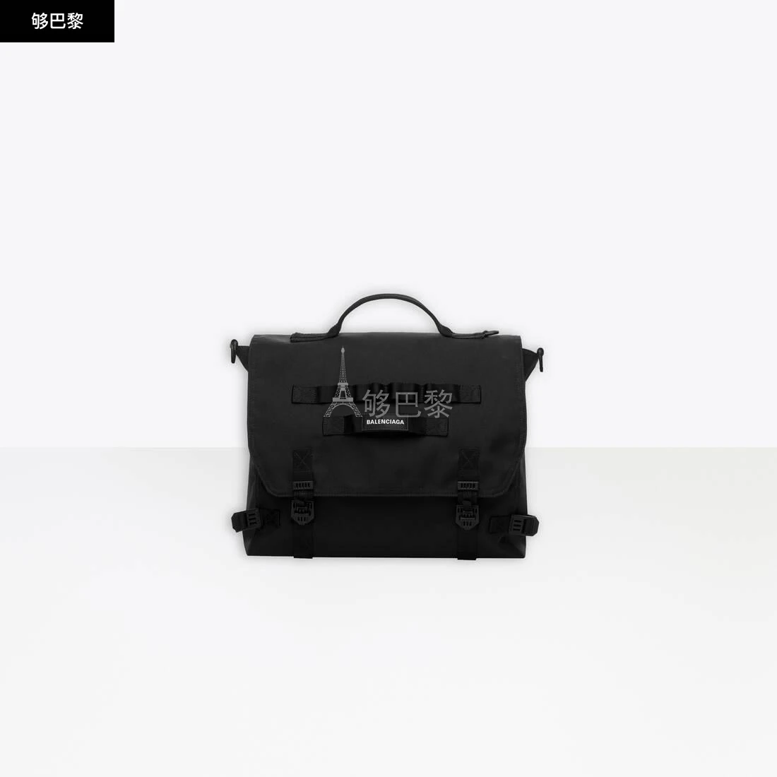 商品Balenciaga|【预售】 巴黎世家 24秋冬 男士 单肩包 ARMY邮差包 6440272JM3I1000,价格¥7629,第4张图片详细描述