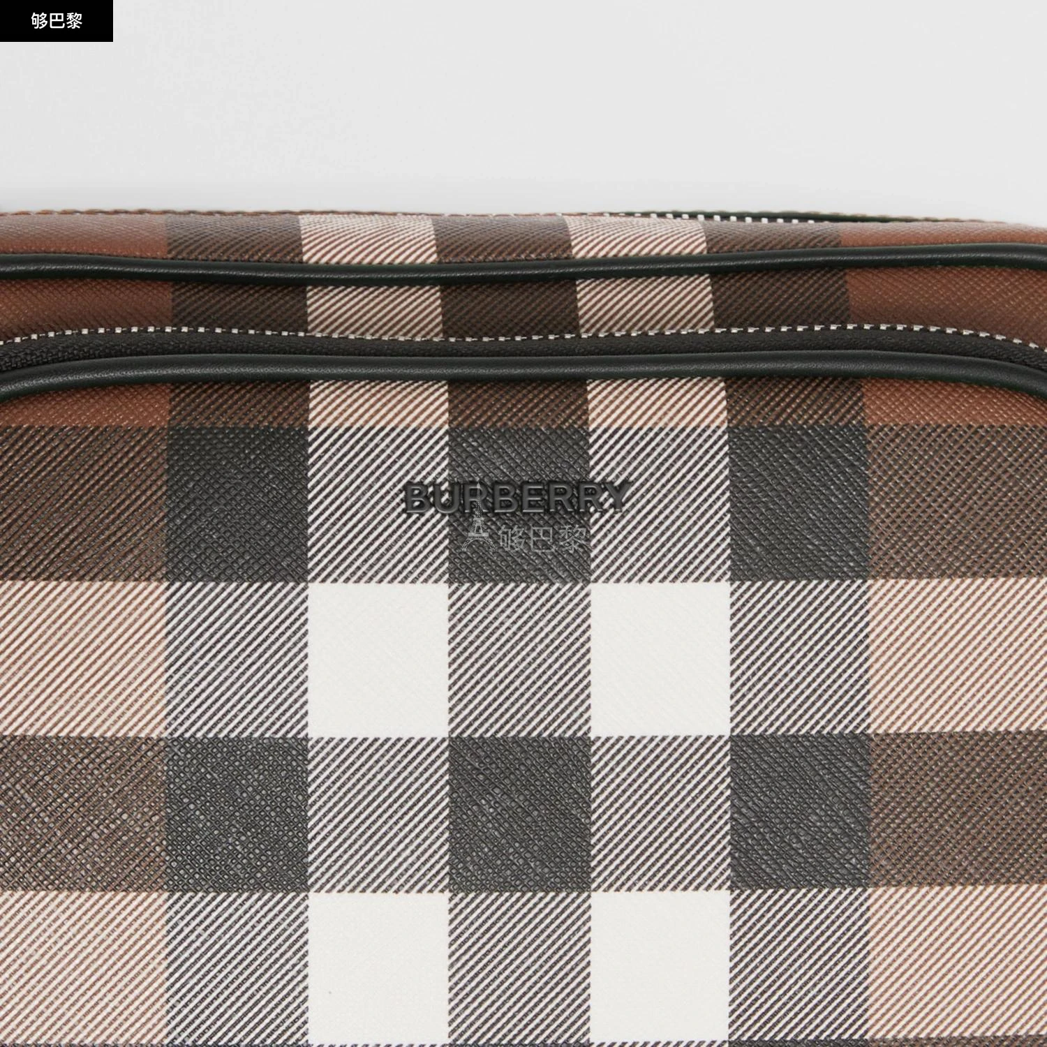 商品Burberry|【预售】 巴宝莉 24秋冬 男士 单肩包 生物基格纹斜背包 80491451,价格¥7344,第4张图片详细描述