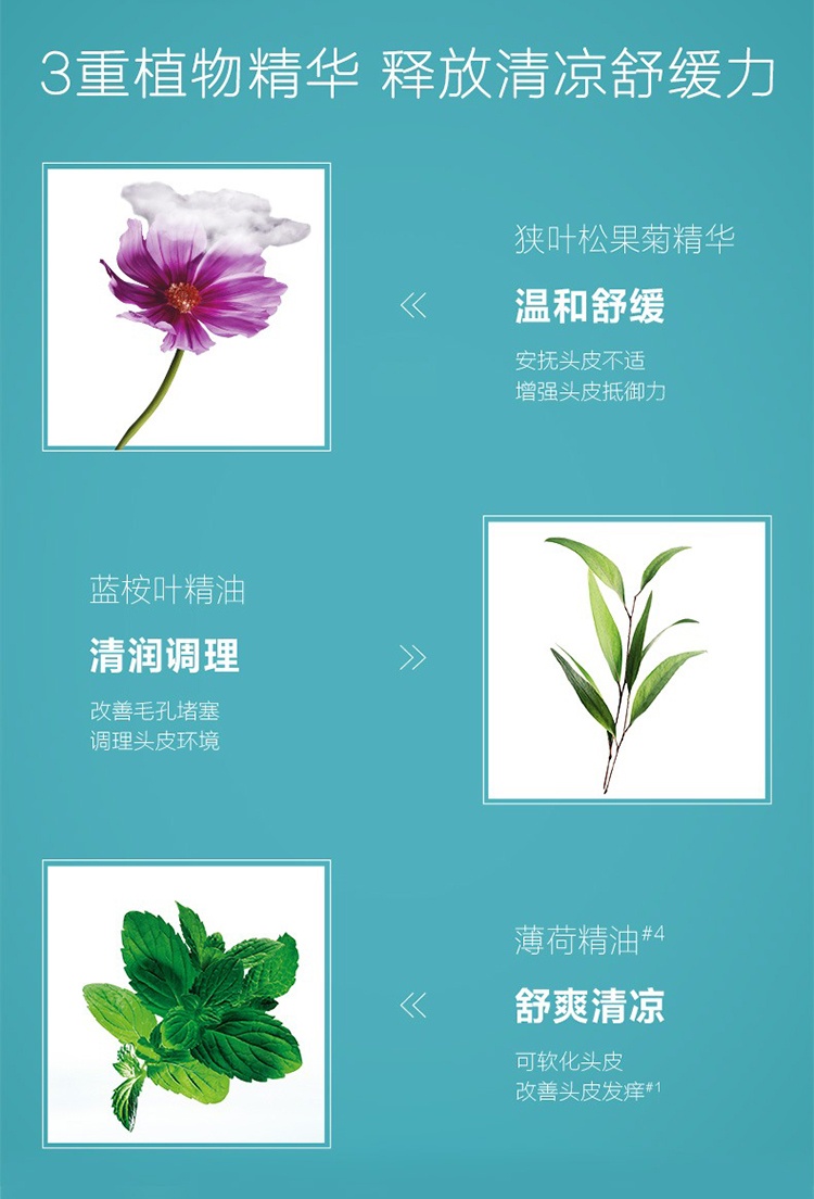 商品René Furterer|馥绿德雅清润舒缓洗发水200ml 改善头痒无硅油,价格¥135,第4张图片详细描述