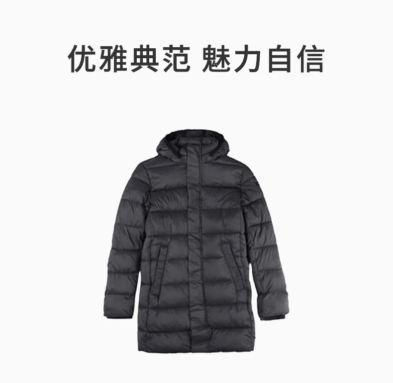 商品[国内直发] Calvin Klein|CALVIN KLEIN 深灰色男士棉服 CM051357-AL0,价格¥782,第1张图片详细描述