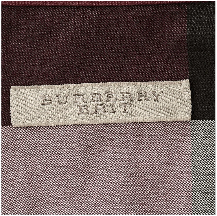 商品[国内直发] Burberry|Burberry 博柏利 红色纯棉经典格纹男士衬衫IA 3942540,价格¥1989,第31张图片详细描述