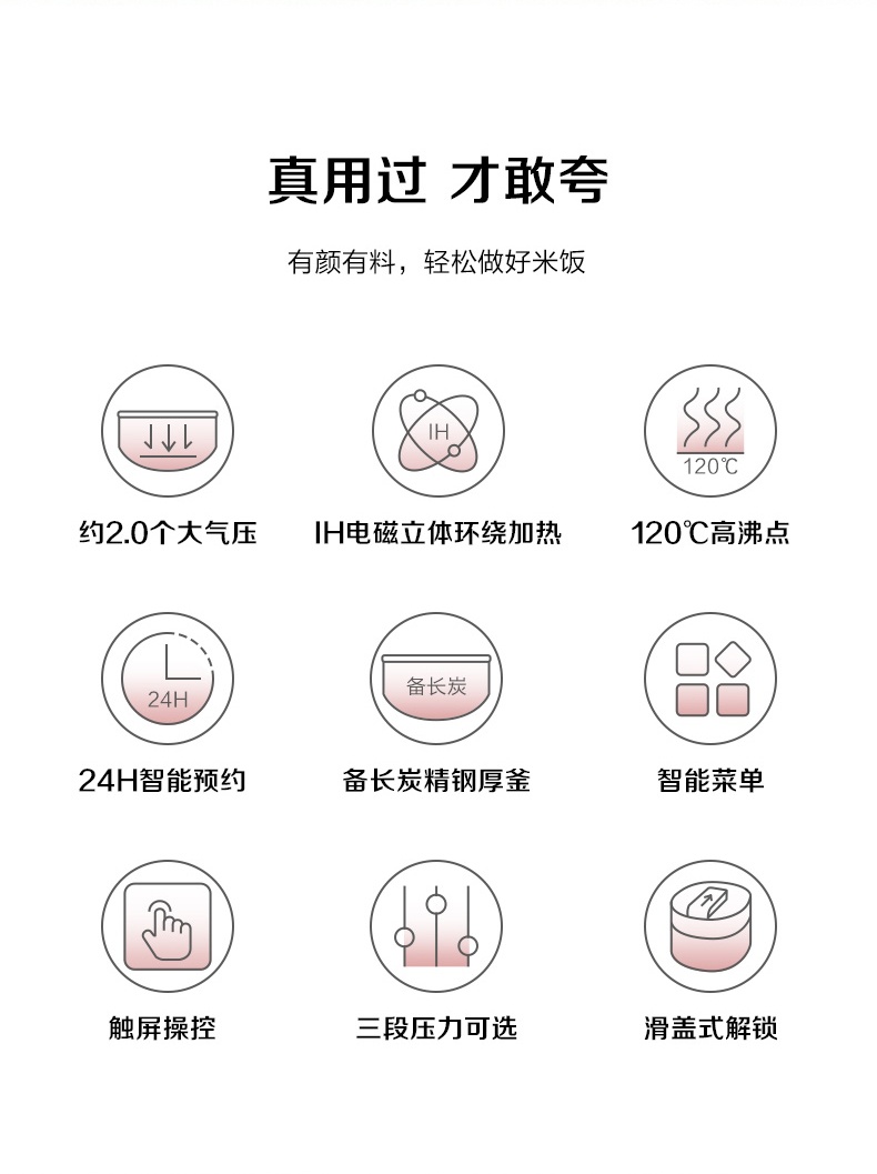 商品[国内直发] Panasonic|Panasonic/松下SR-PE401-K高压力IH电饭煲4L/5L家用智能电饭锅3-4-5-6-8人,价格¥1827,第5张图片详细描述