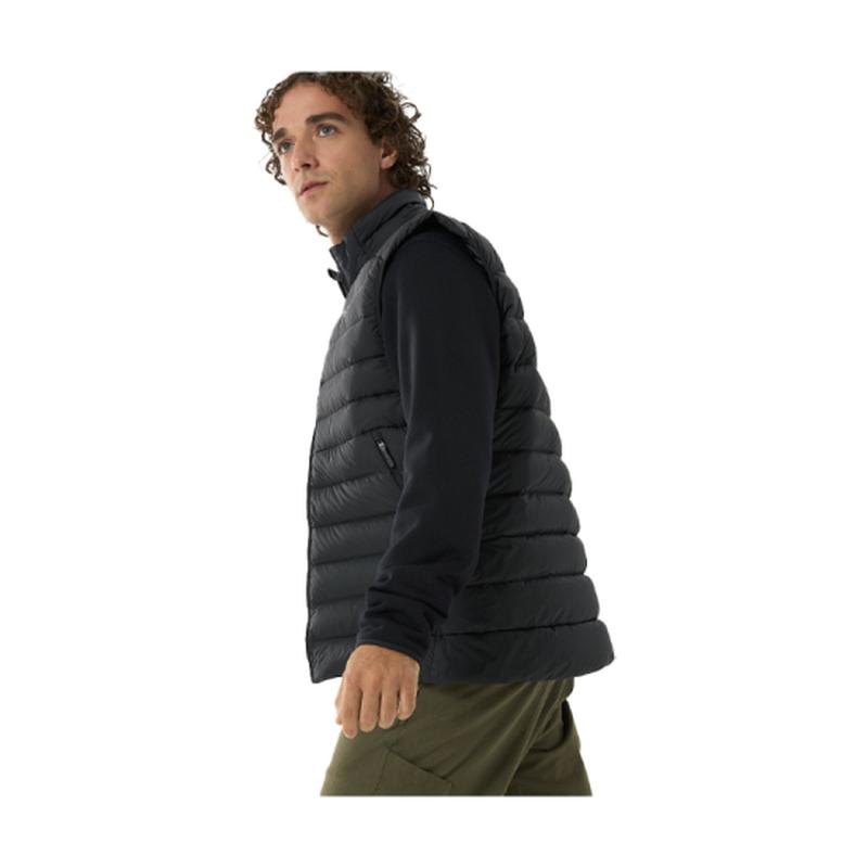 商品Arc'teryx|ARCTERYX始祖鸟 男士铈无袖黑色尼龙羽绒服,价格¥2224,第5张图片详细描述