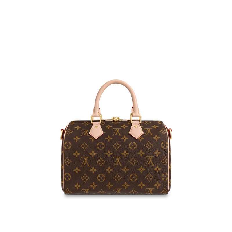 商品Louis Vuitton|【预售十天】路易威登  经典款Speedy 25 女士棕色老花小牛皮肩带版手提包,价格¥14021,第3张图片详细描述