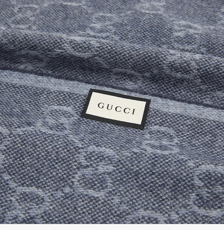 商品Gucci|GUCCI-中性围巾-570603-3G200-4068,价格¥1664,第6张图片详细描述