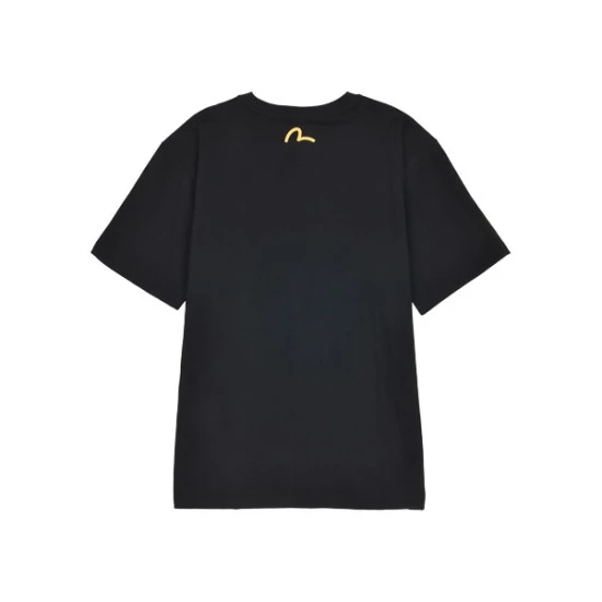 商品Evisu|【享贝家】（国内现货-QD）Evisu 福神 圆领宽松休闲短袖T恤 男女同款 黑色 EU5UTS907BK,价格¥104,第2张图片详细描述