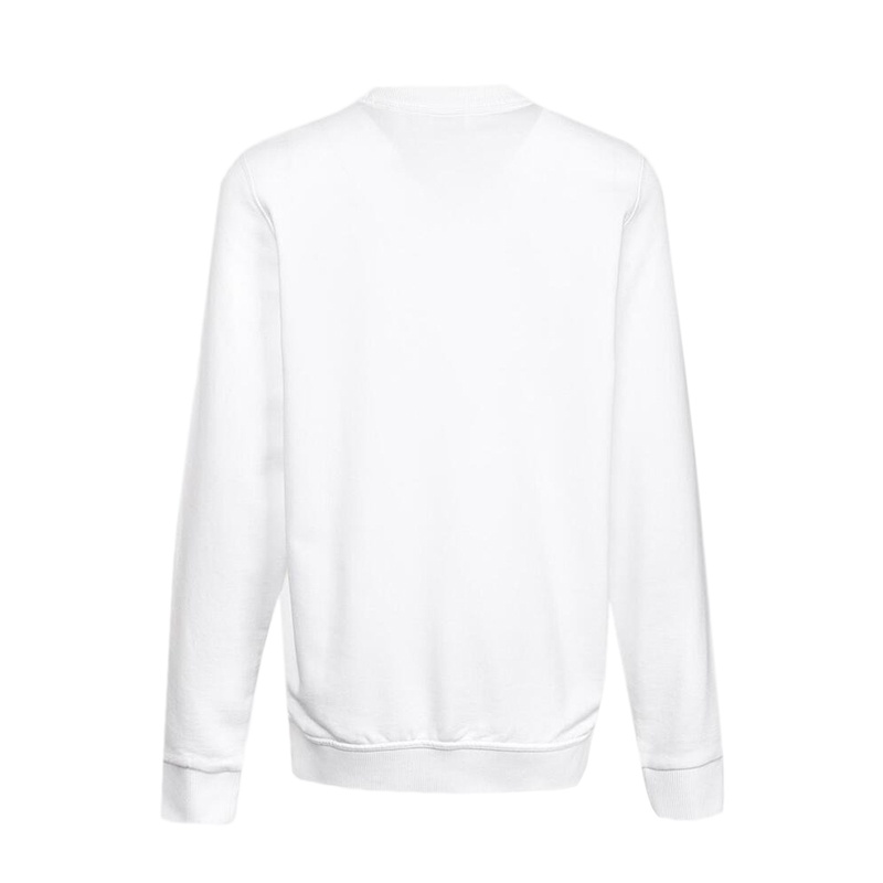 商品Burberry|【现货】博柏利 女士白色棉质胸口Logo印花卫衣80526601,价格¥1673,第3张图片详细描述