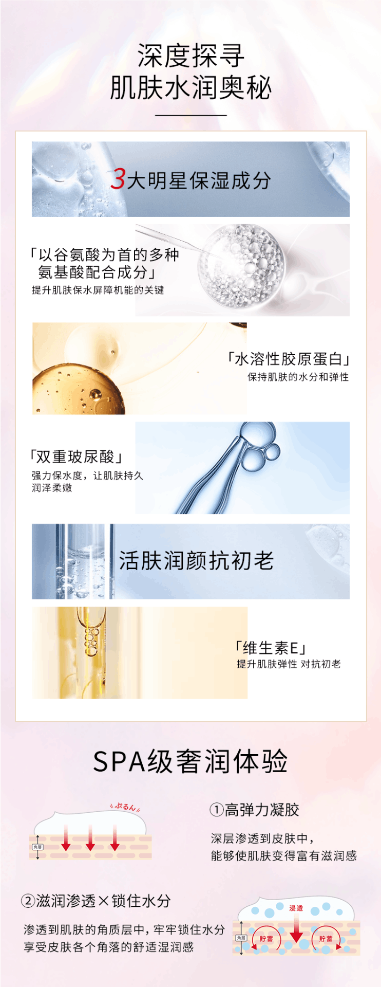 商品Shiseido|资生堂 水之印五合一面霜紧致抗初老补水修复 90g,价格¥216,第5张图片详细描述