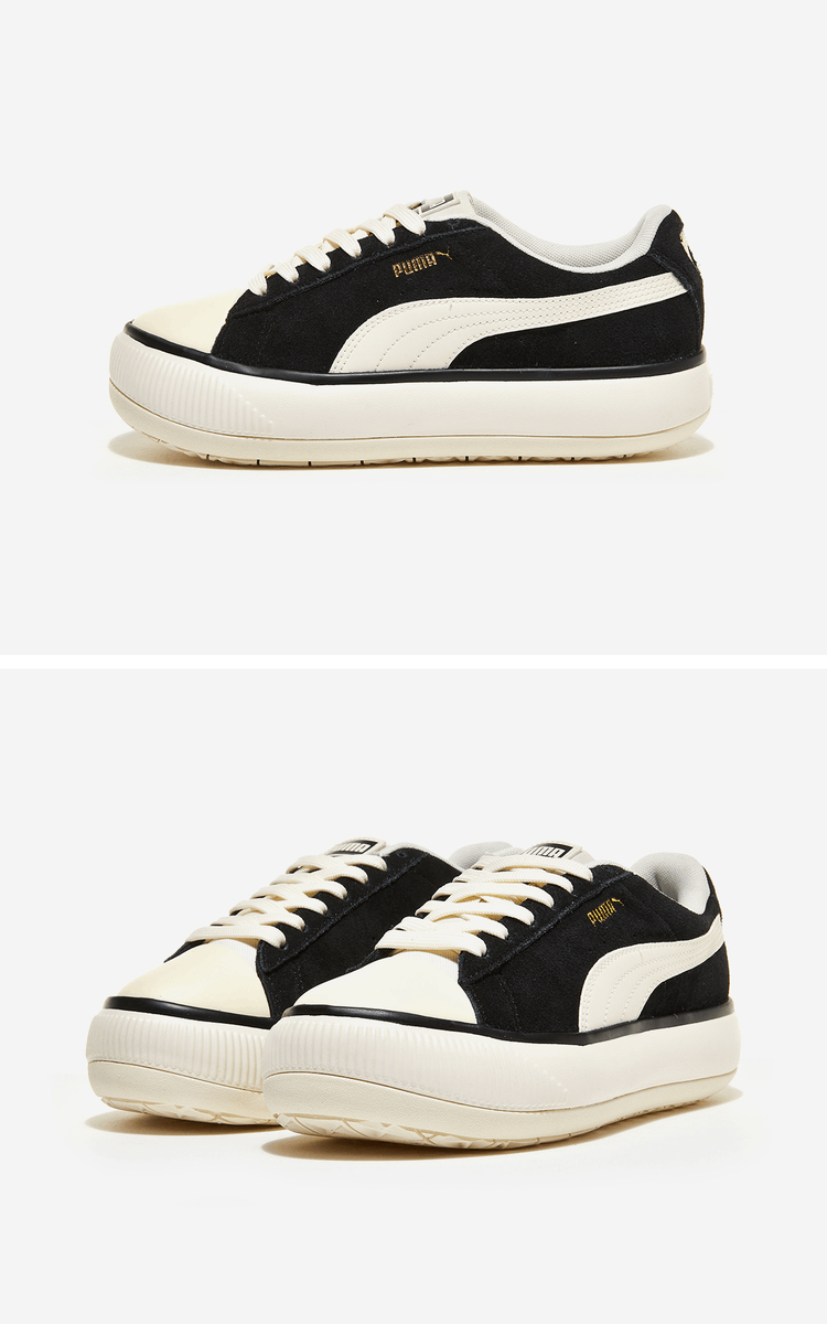 商品Puma|【韩国直邮|包邮包税】彪马Suede Mayu TC  运动鞋 SNEAKERS  PKI38523401 Puma Black-Puma White,价格¥335,第2张图片详细描述