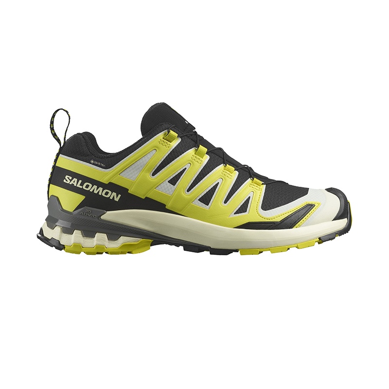 商品Salomon|SALOMON 24新款 XP3VGT系列男士黄色黑色纺织耐用越野跑鞋,价格¥1348,第3张图片详细描述