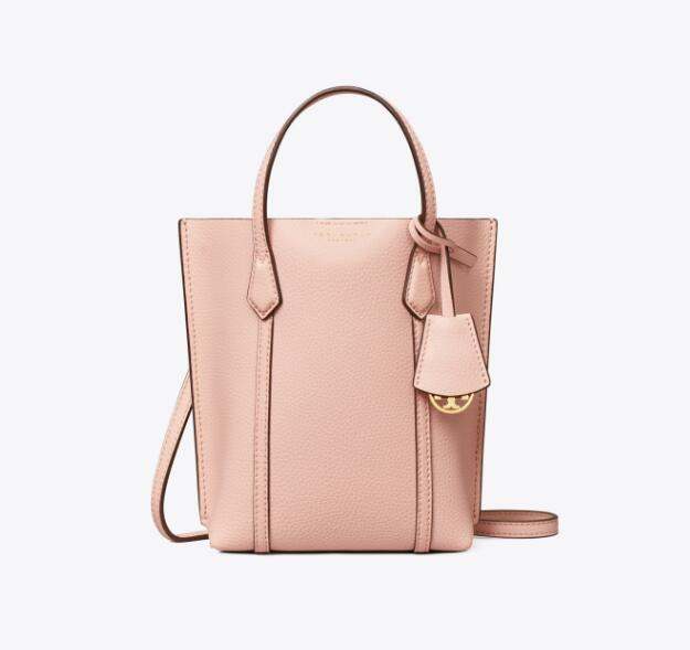 商品[国内直发] Tory Burch|汤丽柏琦 奢侈品TB女包Perry双Tlogo挂件 压花皮革托特包手提单肩斜挎包 89488-123,价格¥2207,第10张图片详细描述