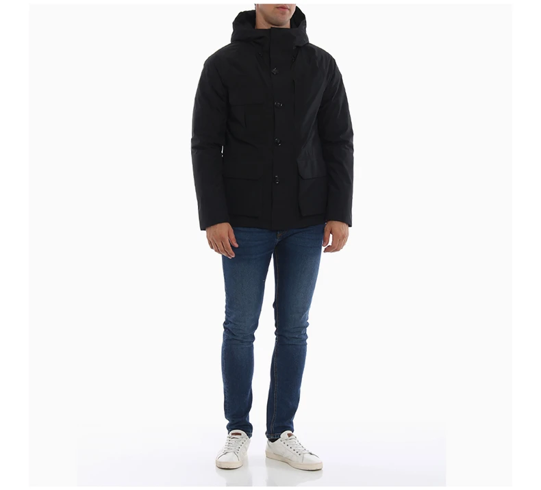 商品Woolrich|WOOLRICH  黑色 男士羽绒服 WOCPS2689GT02-100,价格¥2395,第7张图片详细描述