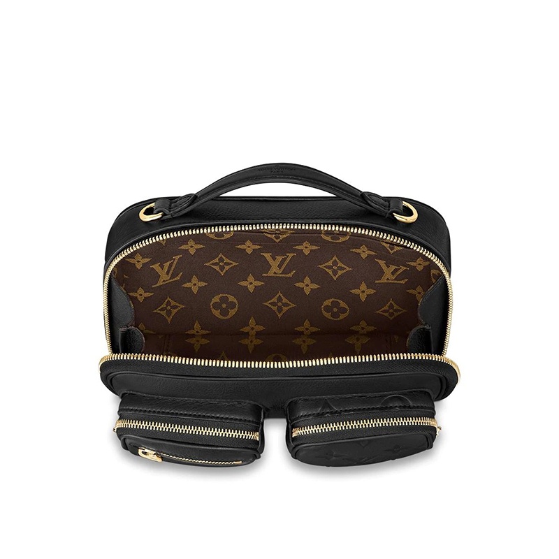 商品Louis Vuitton|【预售十天】Louis Vuitton/路易威登 21新款 CROISÉ UTILITY系列 女士黑色小牛皮双拉链带滑动零钱包可拆卸肩带单肩手提斜挎包M80450,价格¥23088,第3张图片详细描述