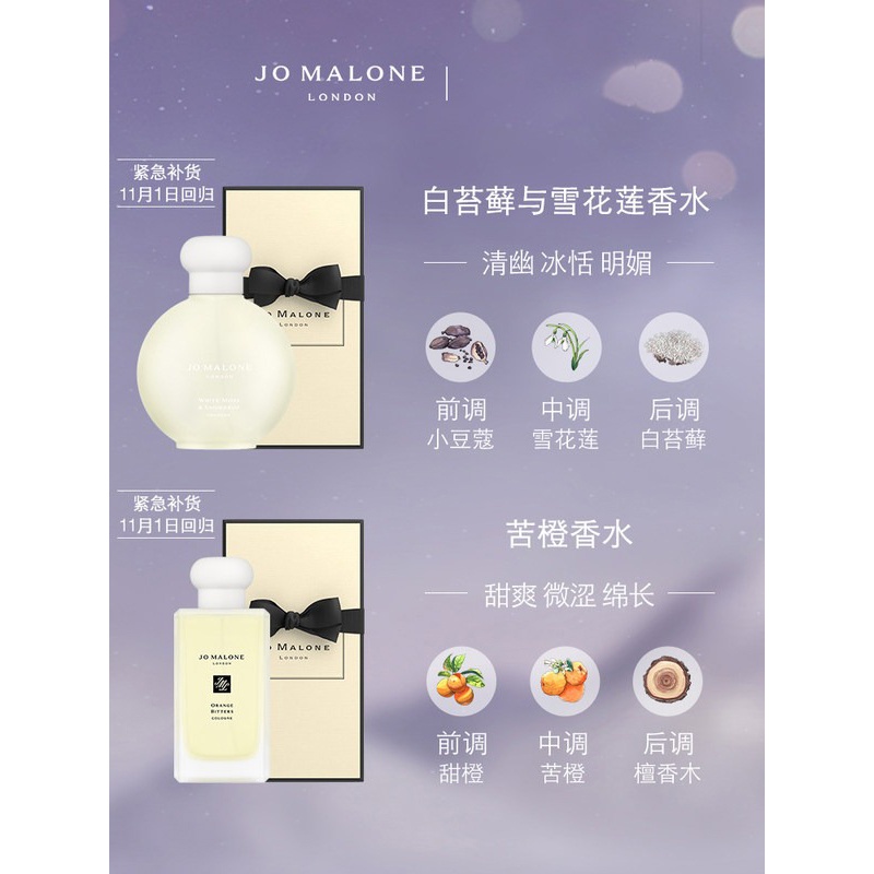 商品Jo Malone London|祖玛珑2022圣诞限量版苦橙香水,价格¥532,第4张图片详细描述