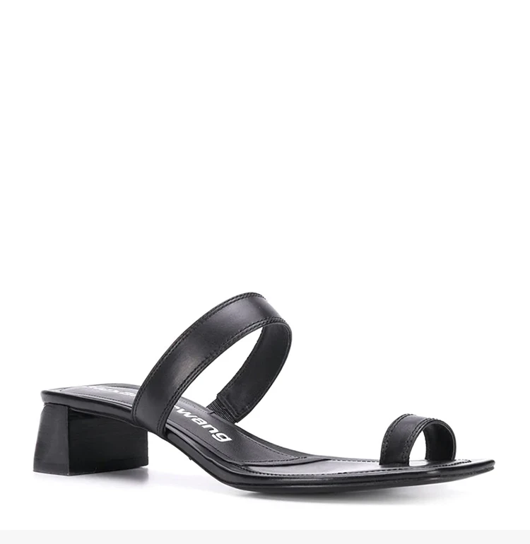商品Alexander Wang|Alexander Wang 亚历山大·王 女士黑色凉鞋 30C120B026-001,价格¥1623,第5张图片详细描述