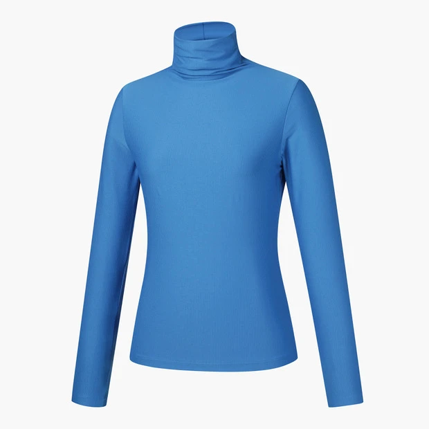 商品【预售商品15天发货】 DESCENTE|GOLF女性高领罗纹材质长袖T恤 DO32WFTL96-OBLG,价格¥893,第14张图片详细描述