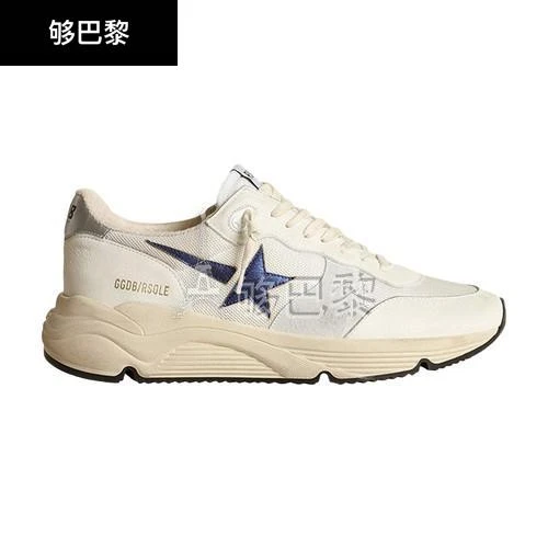 商品Golden Goose|【特惠8.7折】包邮包税【预售7天发货】 GOLDEN GOOSE 男士 休闲运动鞋 Running Sole 跑步运动鞋  GOG2B32UWHT,价格¥4605,第3张图片详细描述