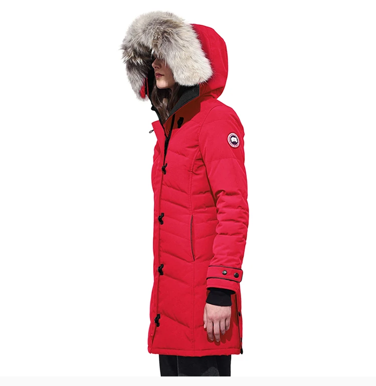 商品[国内直发] Canada Goose|CANADA GOOSE 红色女士羽绒服 2090L-RED,价格¥6447,第5张图片详细描述