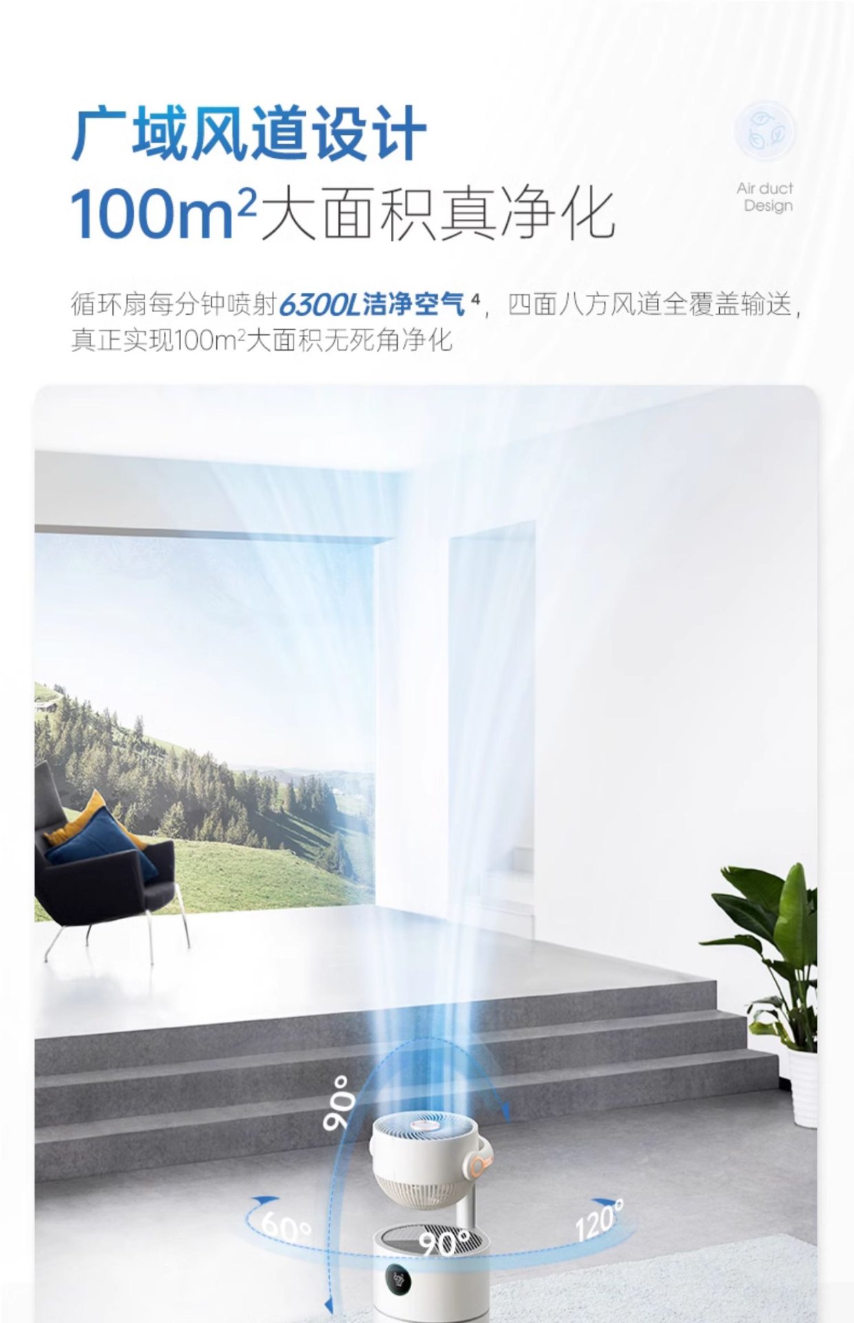 商品[国内直发] Morphy Richards|空气循环风扇净化器家用除甲醛室内空气一体负离子净化机MR3900,价格¥1746,第17张图片详细描述