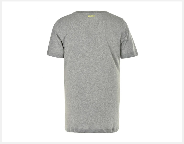 商品Hugo Boss|Hugo Boss 雨果博斯 花灰男士短袖T恤 TEE1-50383429-059,价格¥402,第5张图片详细描述