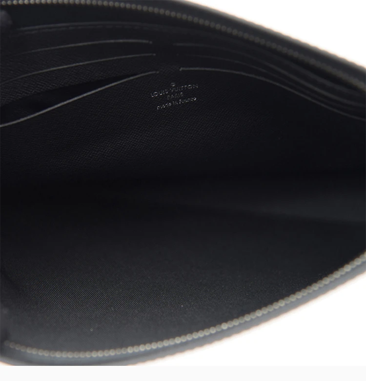 商品[国内直发] Louis Vuitton|【专柜直采】Louis Vuitton 路易 威登 男士黑色皮革手拿包 M61692,价格¥9024,第9张图片详细描述