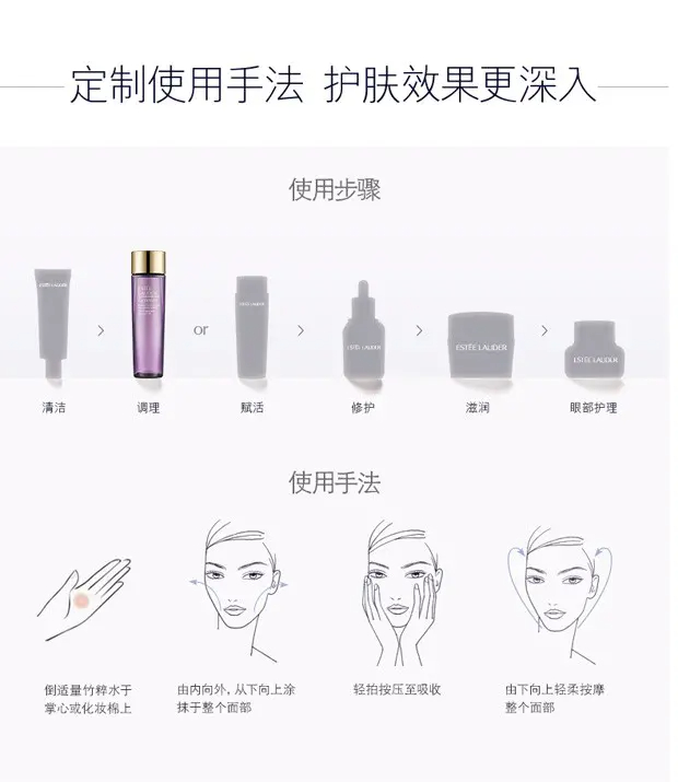 商品Estée Lauder|雅诗兰黛紧实抗皱保湿爽肤水紫竹水200ml【香港直邮】,价格¥414,第3张图片详细描述