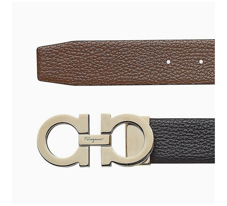 商品Salvatore Ferragamo|SALVATORE FERRAGAMO 菲拉格慕 男士黑色腰带 67-0017-742541【包装随机,部分无包装盒】,价格¥2905,第9张图片详细描述