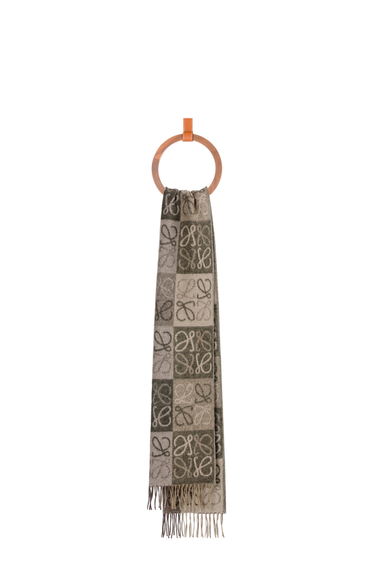 商品Loewe|LOEWE/罗意威 Anagram 羊毛羊绒围巾,价格¥3677,第7张图片详细描述
