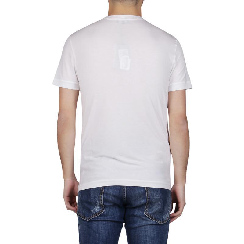 商品[国内直发] Giorgio Armani|GIORGIO ARMANI 乔治·阿玛尼 男士白色T恤 3GST52-SJP4Z-U090,价格¥1467,第5张图片详细描述