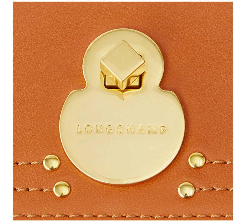 商品Longchamp|LONGCHAMP 女士橘黄色斜挎包 4559956D56,价格¥1000,第4张图片详细描述