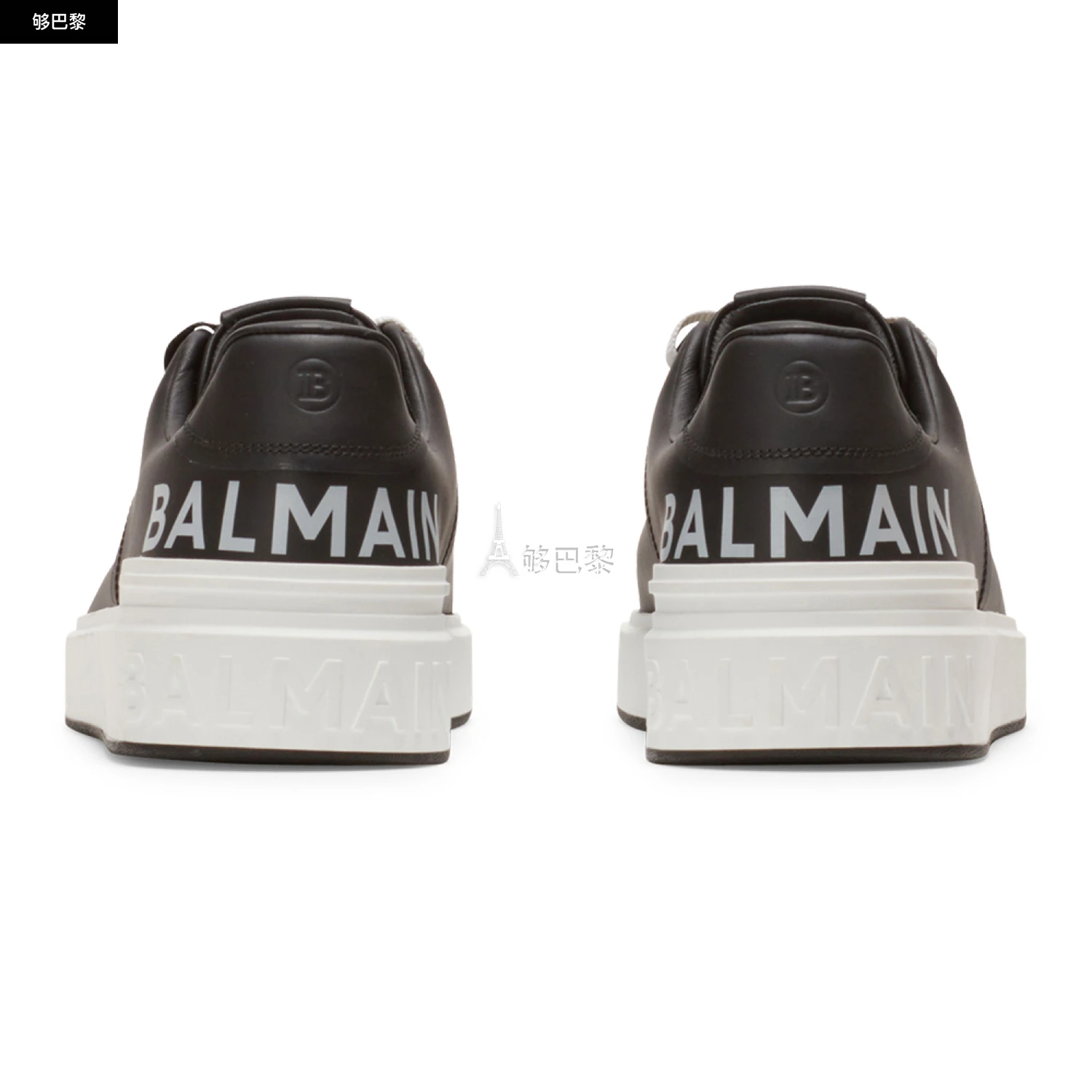 商品Balmain|【预售】 男士 休闲运动鞋 B-Court 光面皮革运动鞋  BLMTMFBTBCK,价格¥5299,第5张图片详细描述