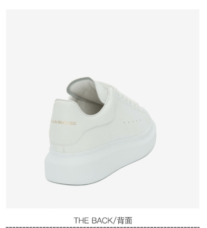 商品Alexander McQueen|平底休闲系带男士运动鞋黑白两色553680-WIAY0（（澳门仓发货）,价格¥4437,第8张图片详细描述