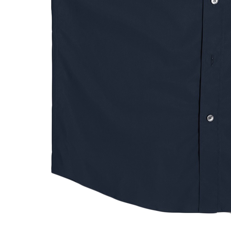 商品Burberry|博柏利 经典款 男士海军蓝色棉质长袖衬衫80362931,价格¥1405,第8张图片详细描述