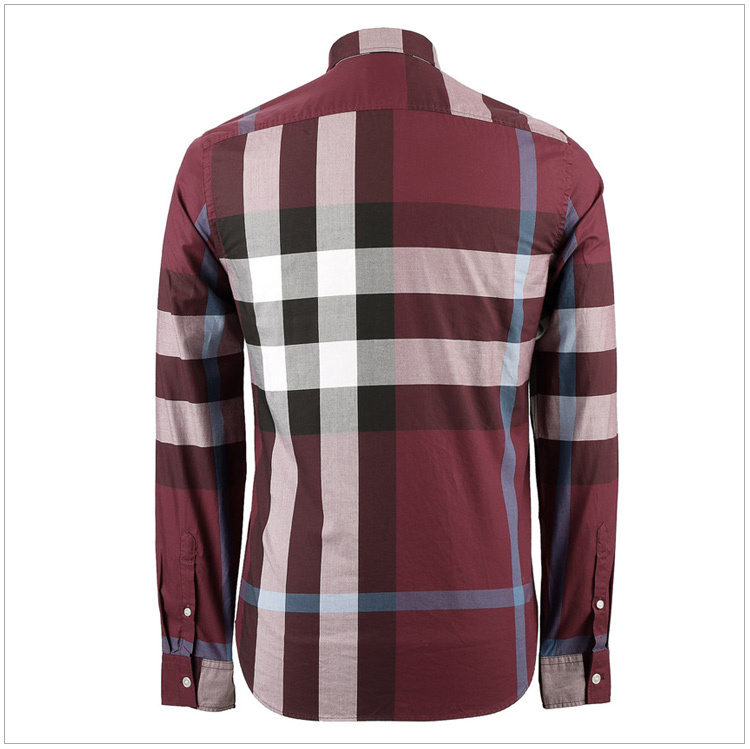 商品Burberry|Burberry 博柏利 红色纯棉经典格纹男士衬衫IA 3942540,价格¥1669,第32张图片详细描述