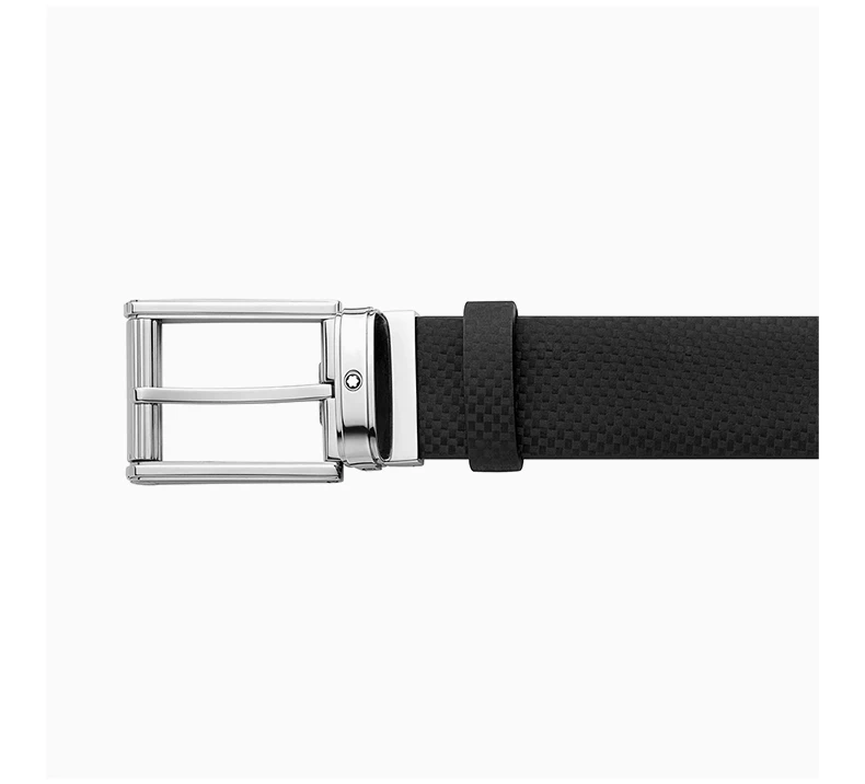 商品[国内直发] MontBlanc|MONT BLANC 男士黑色皮革腰带 123908,价格¥1565,第8张图片详细描述