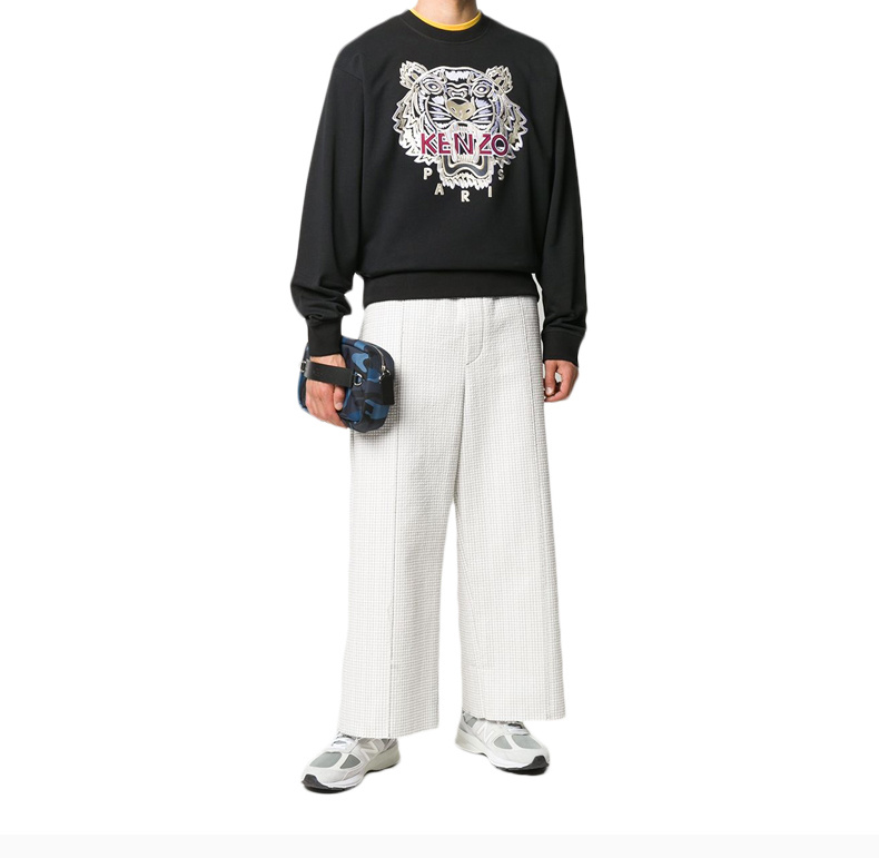 商品Kenzo|Kenzo 高田贤三 男士黑色棉质卫衣 FA65SW1114XV-99,价格¥1534,第10张图片详细描述
