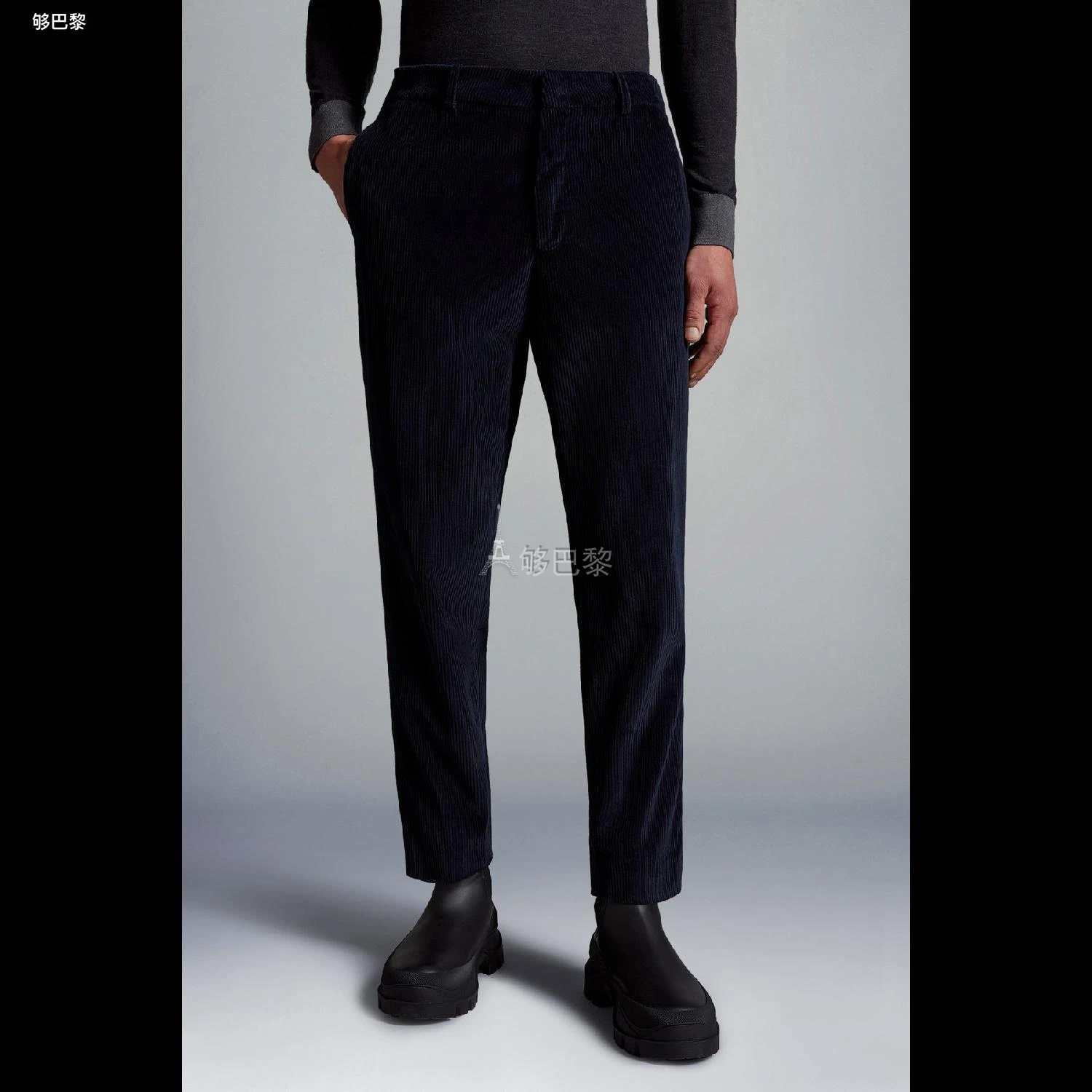 商品Moncler|【预售】 MONCLER盟可睐 24秋冬 男士 休闲裤 Corduroy Trousers I20912A00037549UU779,价格¥4227,第6张图片详细描述