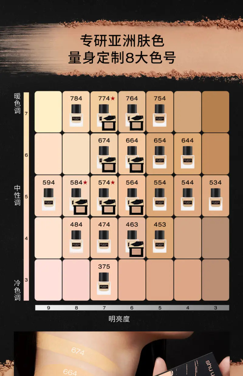 商品Shu Uemura|植村秀羽纱无瑕润养粉饼控油定妆持久遮瑕不脱妆【香港直邮】,价格¥398,第2张图片详细描述