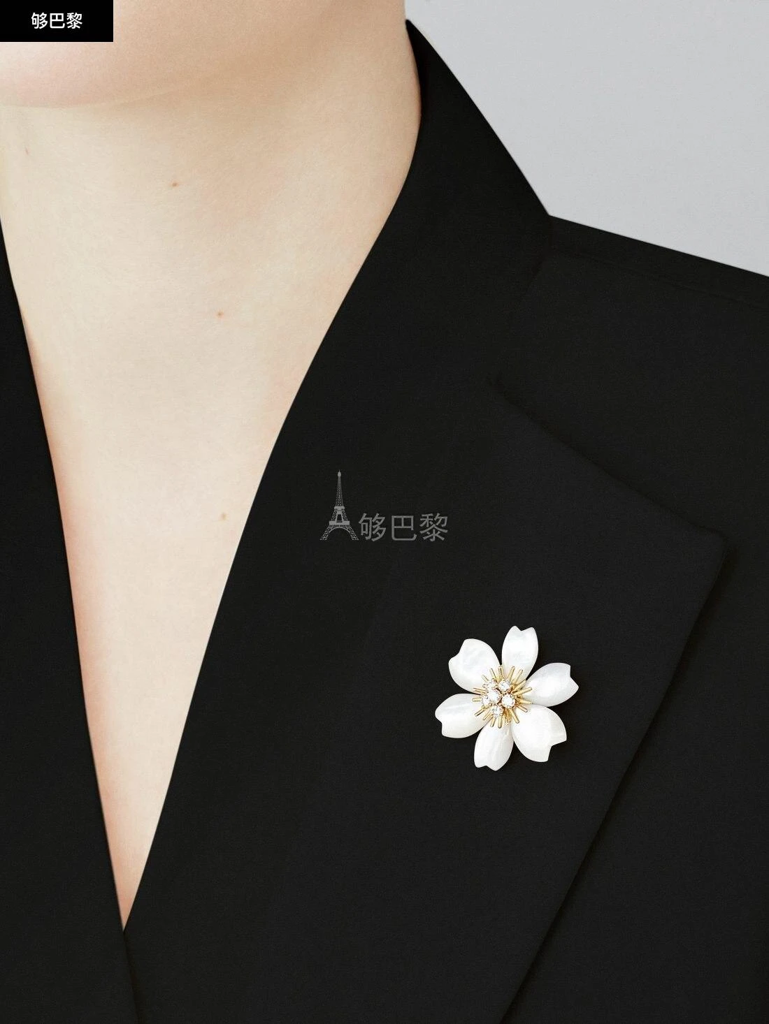 商品Van Cleef & Arpels|包邮包税【预售7天发货】 VCA梵克雅宝 23秋冬 女士 吊坠 Rose de Noël吊坠胸针，小号款式 VCARD30300,价格¥155147,第7张图片详细描述