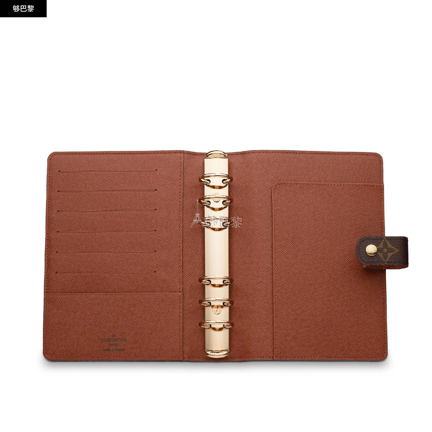 商品Louis Vuitton|【预售】 LV路易威登 24秋冬 女士 文具 中号活页记事本封面 R20105,价格¥6177,第4张图片详细描述