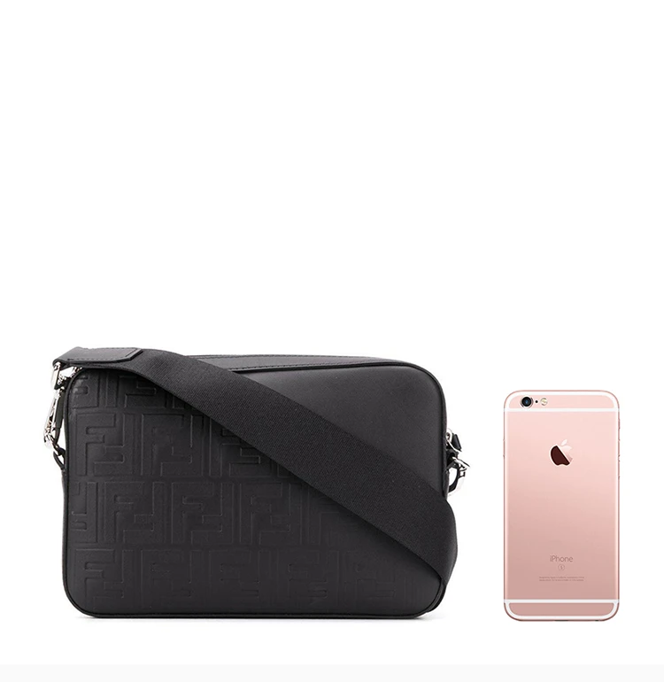 商品[国内直发] Fendi|FENDI 男士黑色FF 图案手拿包 7M0293-A9ZC-F0GXN,价格¥8890,第4张图片详细描述