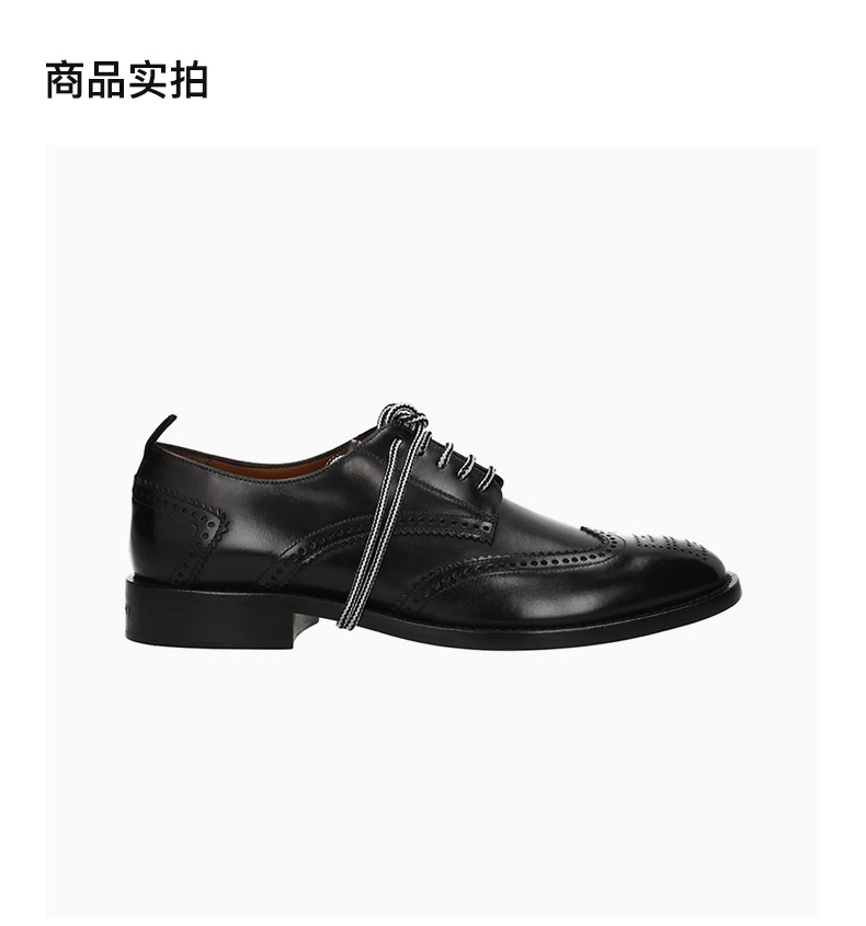 商品Givenchy|GIVENCHY 男士黑色皮革系带皮鞋 BH100PH05A-001,价格¥4605,第5张图片详细描述